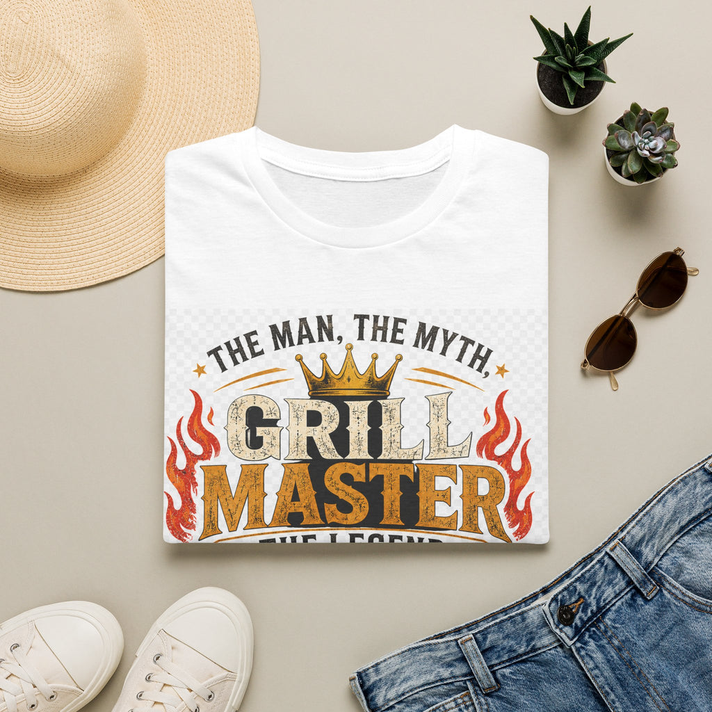 Grill Master T‑Shirt — "The Man, The Myth, The Legend" BBQ Tee
