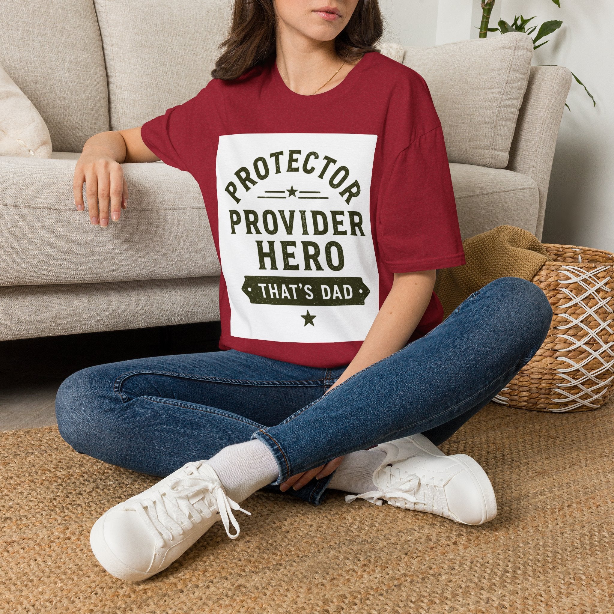 Protector Provider Hero Dad T-Shirt — Father's Day Gift Tee