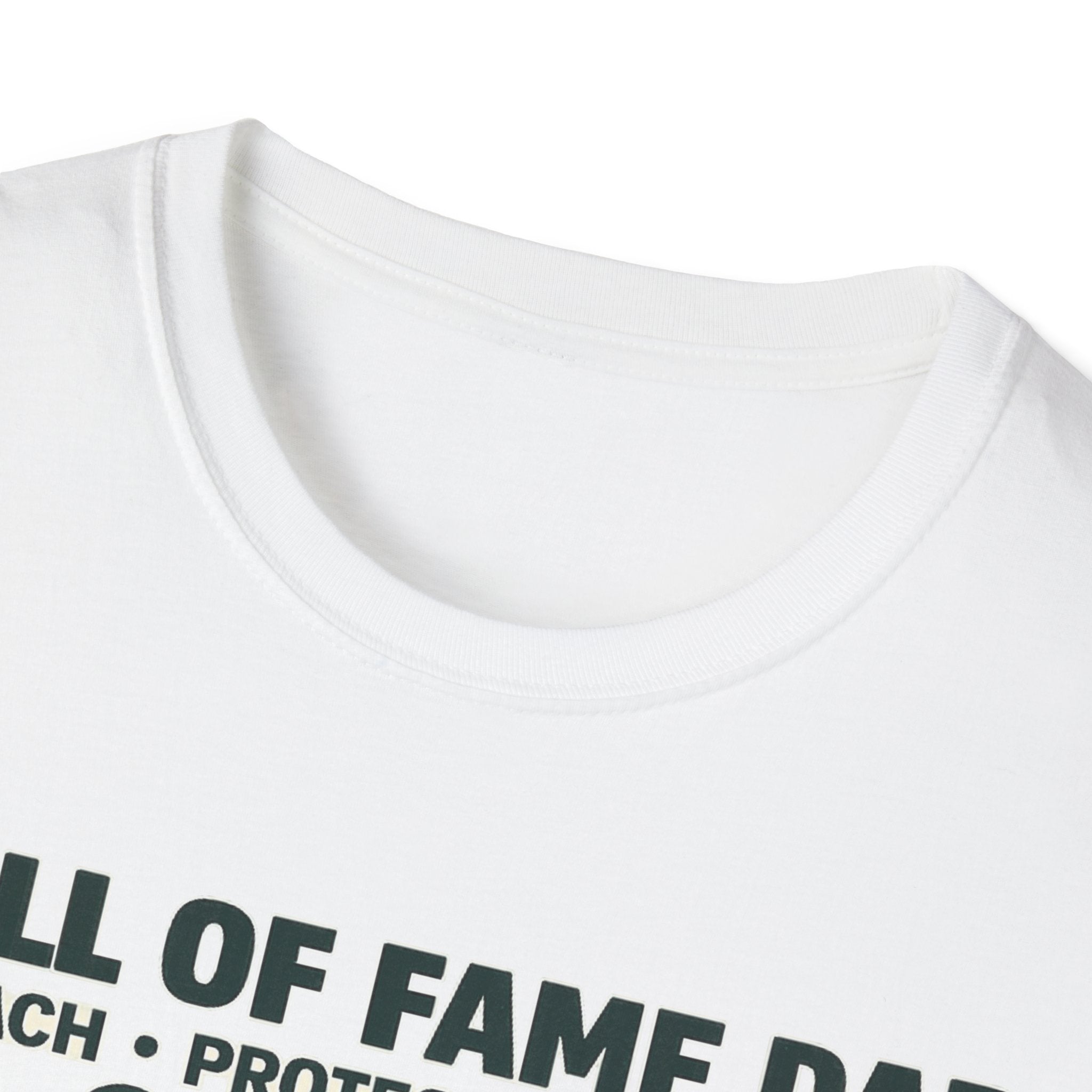 Hall of Fame Dad T-Shirt — 'Dad's League' Trophy Design, Coach • Protector • Hero
