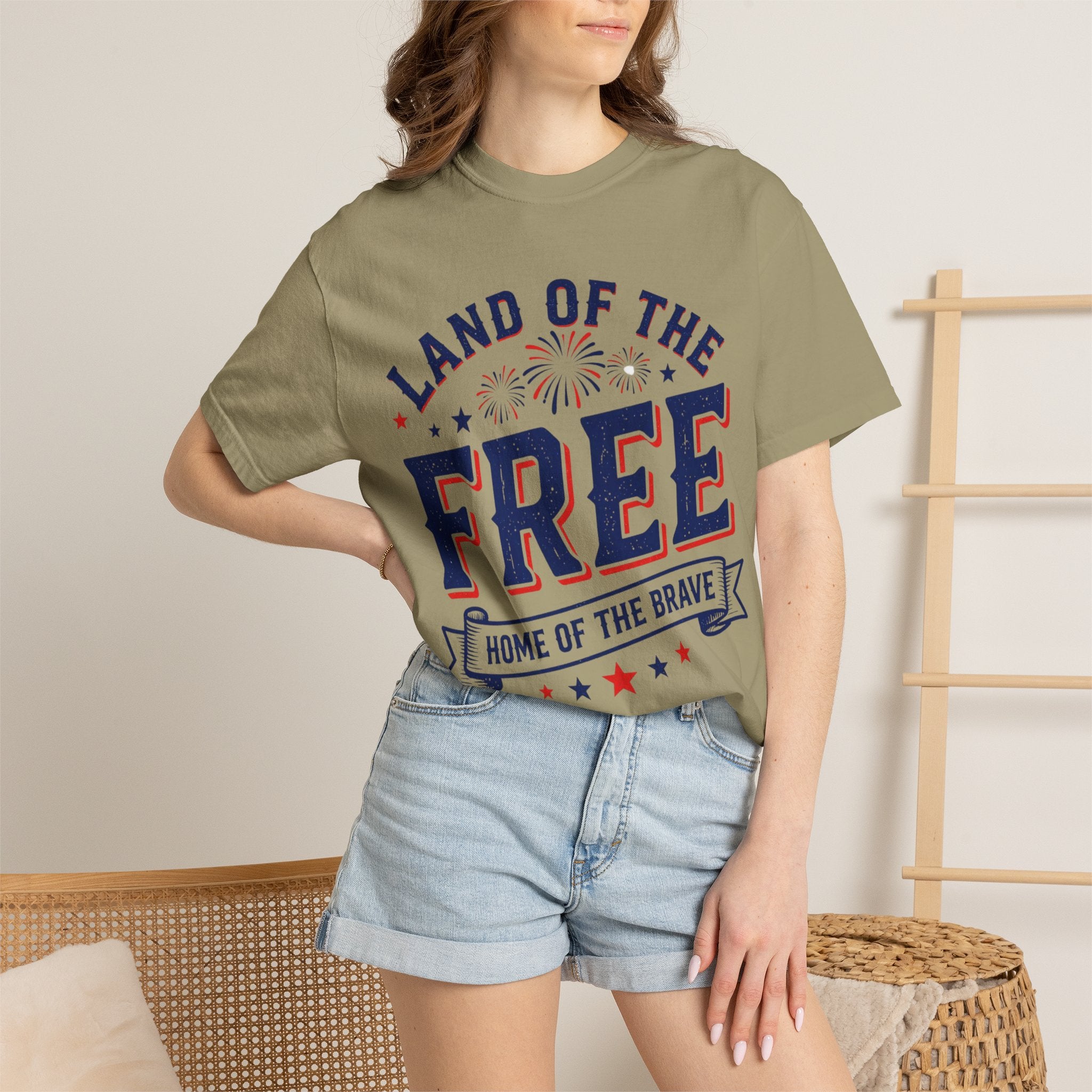Home of the Free Because of the Brave | Patriotic 4th of July T-Shirt