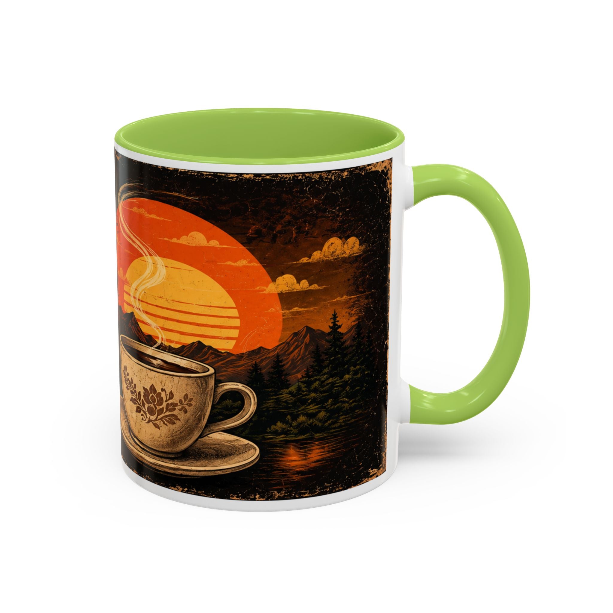 Powered By Hot Flashes and Caffeine Mug | Funny Menopause Coffee Mug | Vintage Retro Gift for Women