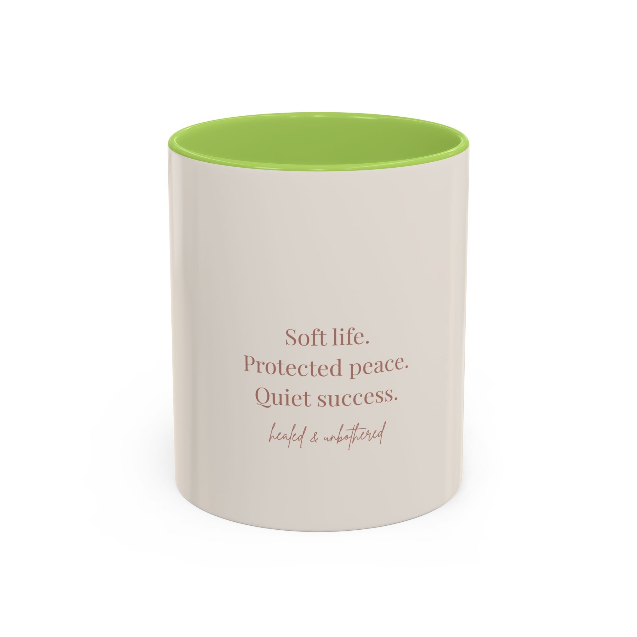 Soft Life Affirmation Mug | Feminine Neutral Coffee Cup