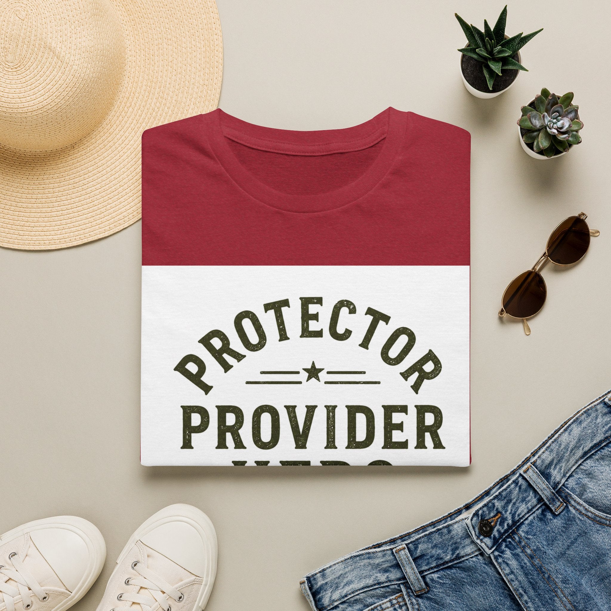 Protector Provider Hero Dad T-Shirt — Father's Day Gift Tee
