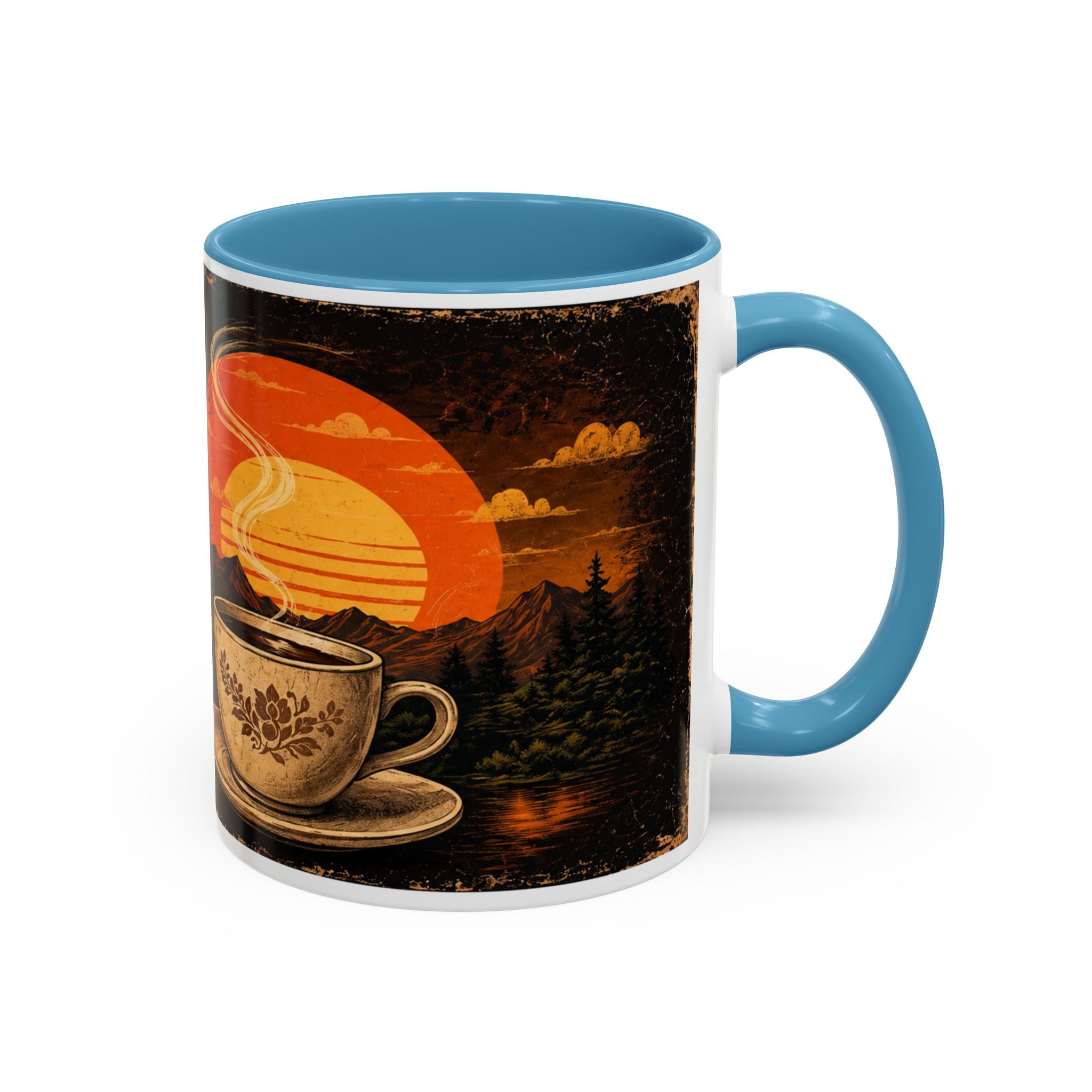 Powered By Hot Flashes and Caffeine Mug | Funny Menopause Coffee Mug | Vintage Retro Gift for Women