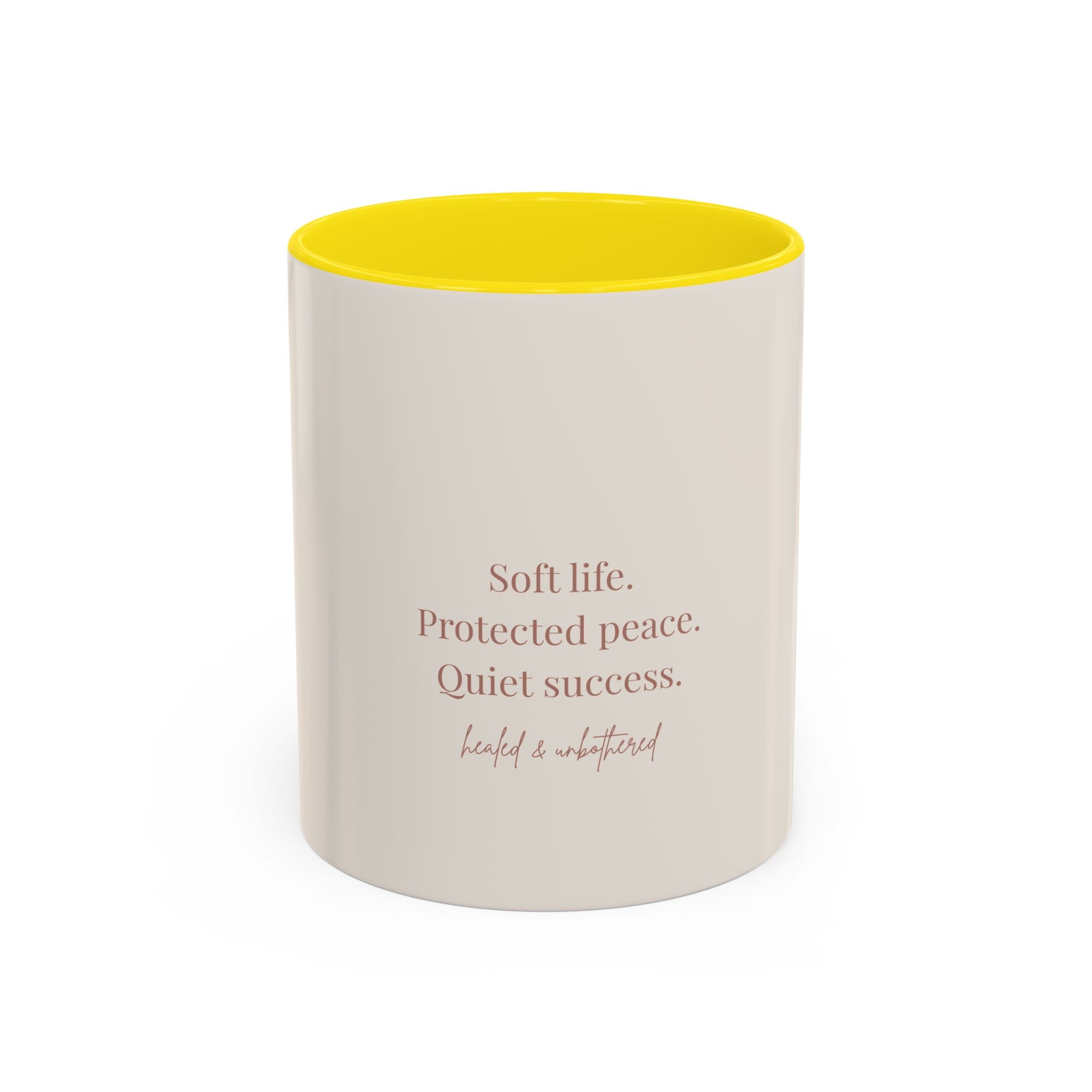 Soft Life Affirmation Mug | Feminine Neutral Coffee Cup