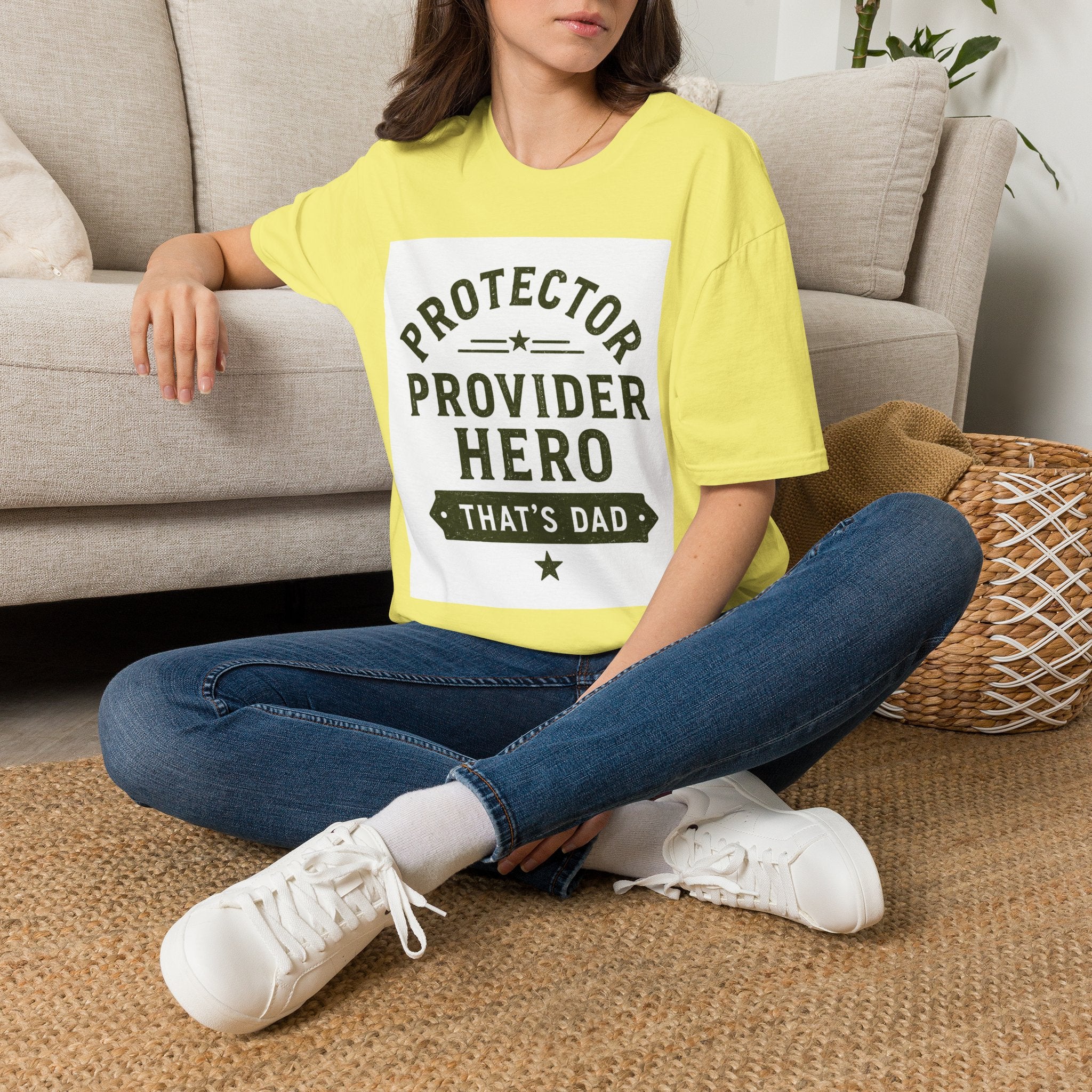 Protector Provider Hero Dad T-Shirt — Father's Day Gift Tee