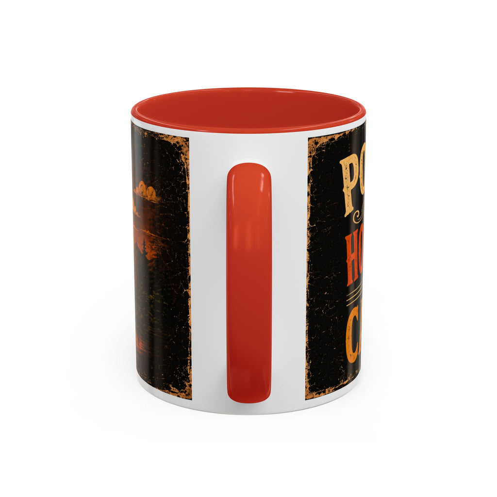 Powered By Hot Flashes and Caffeine Mug | Funny Menopause Coffee Mug | Vintage Retro Gift for Women