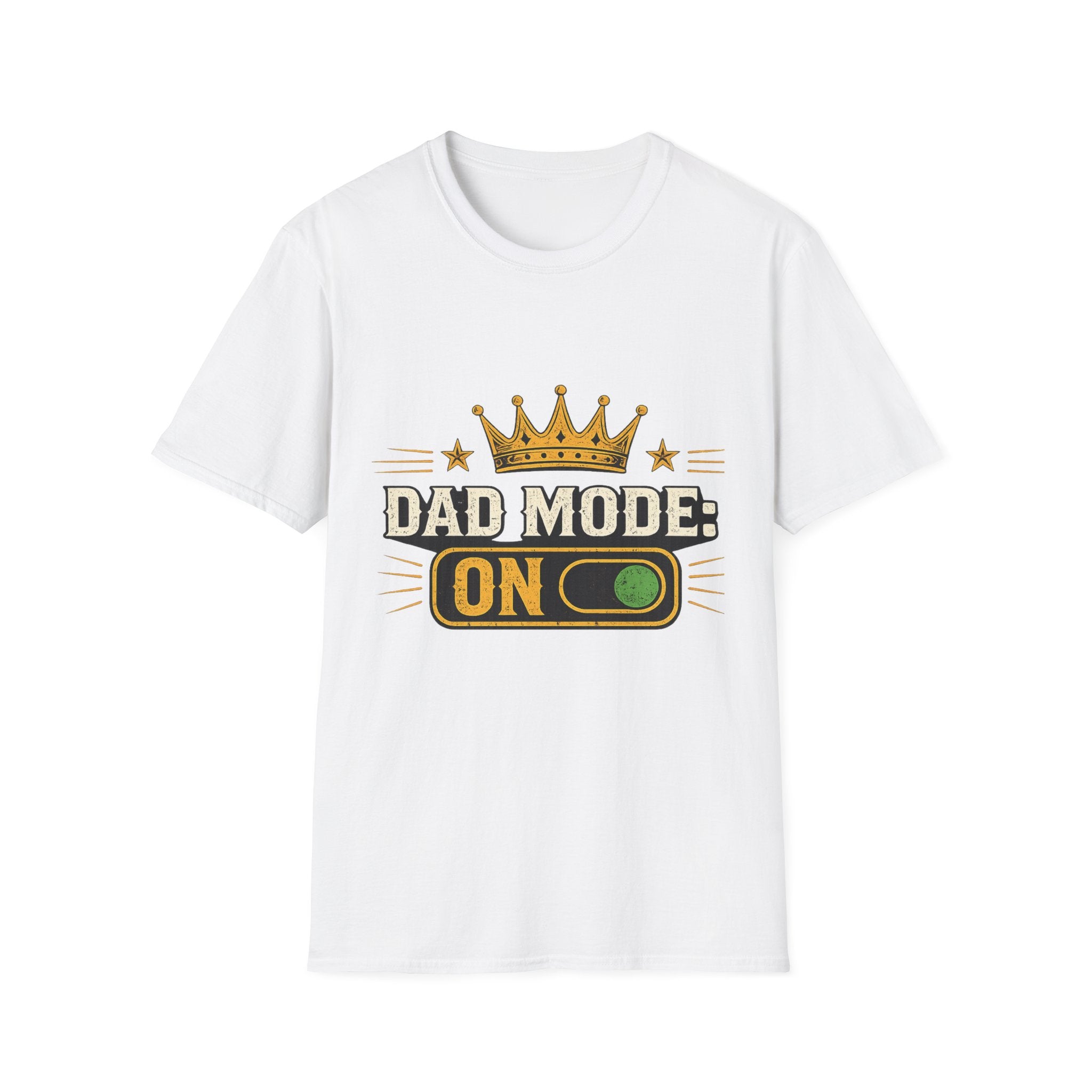 Dad Mode On T-Shirt — Crown Graphic Father’s Day Tee