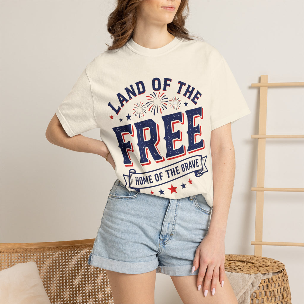 Home of the Free Because of the Brave | Patriotic 4th of July T-Shirt