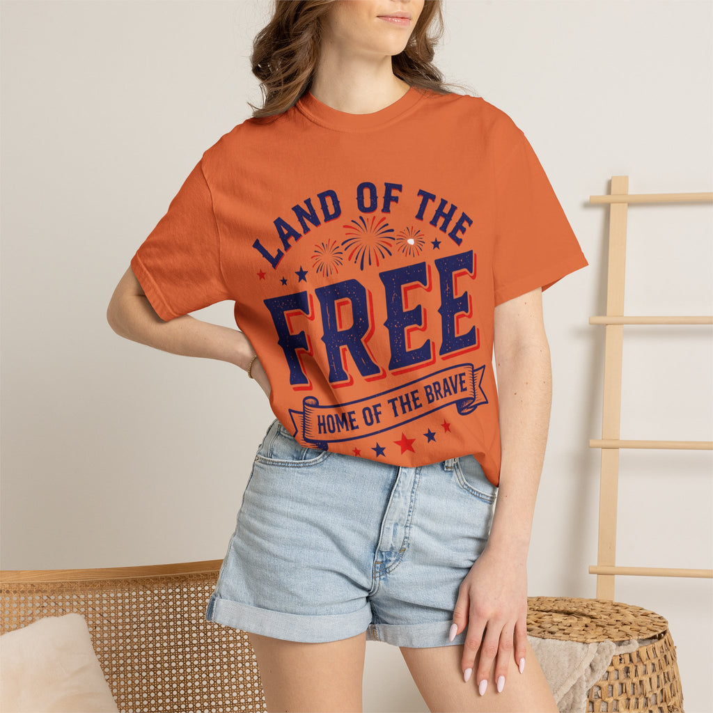 Home of the Free Because of the Brave | Patriotic 4th of July T-Shirt