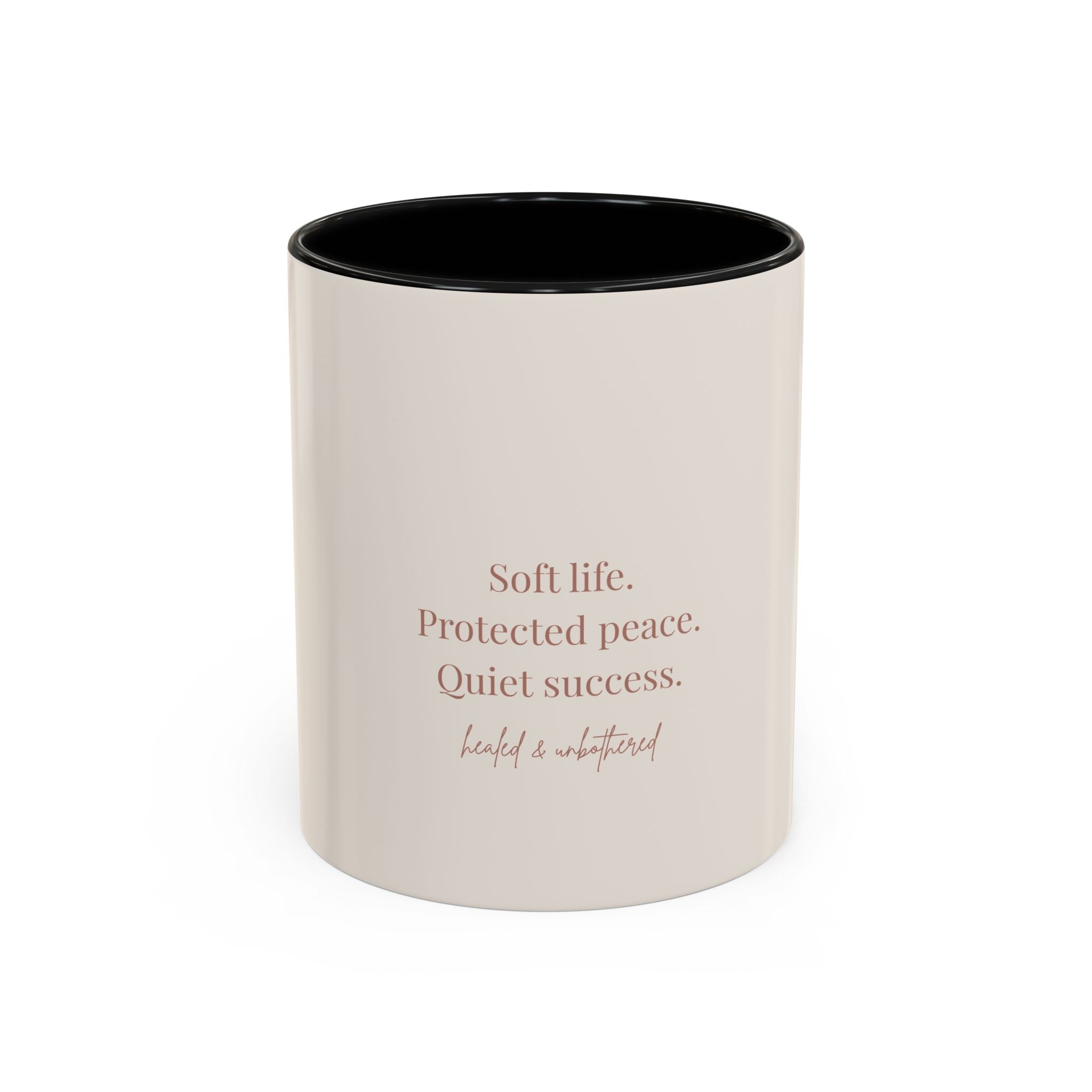 Soft Life Affirmation Mug | Feminine Neutral Coffee Cup