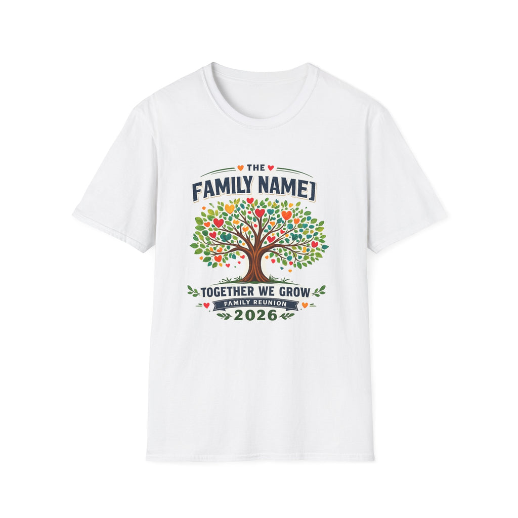 Custom Family Reunion Shirt | Together We Grow Family Tree Tee | Personalized Family Name Reunion 2026 T-Shirt