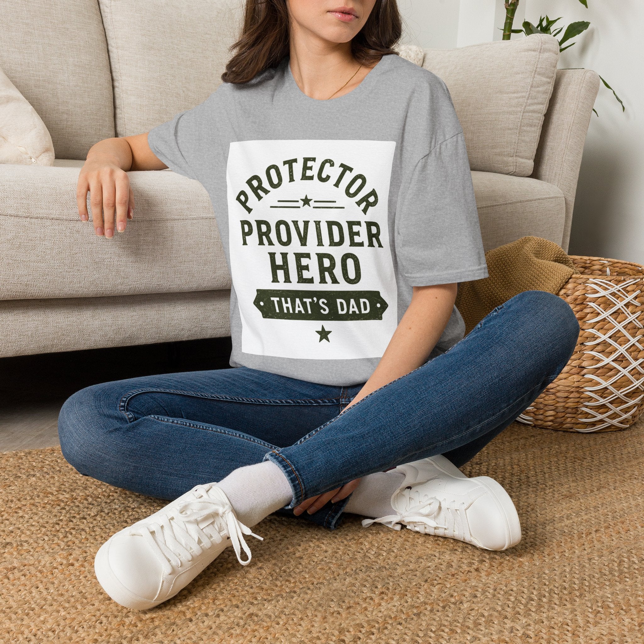 Protector Provider Hero Dad T-Shirt — Father's Day Gift Tee