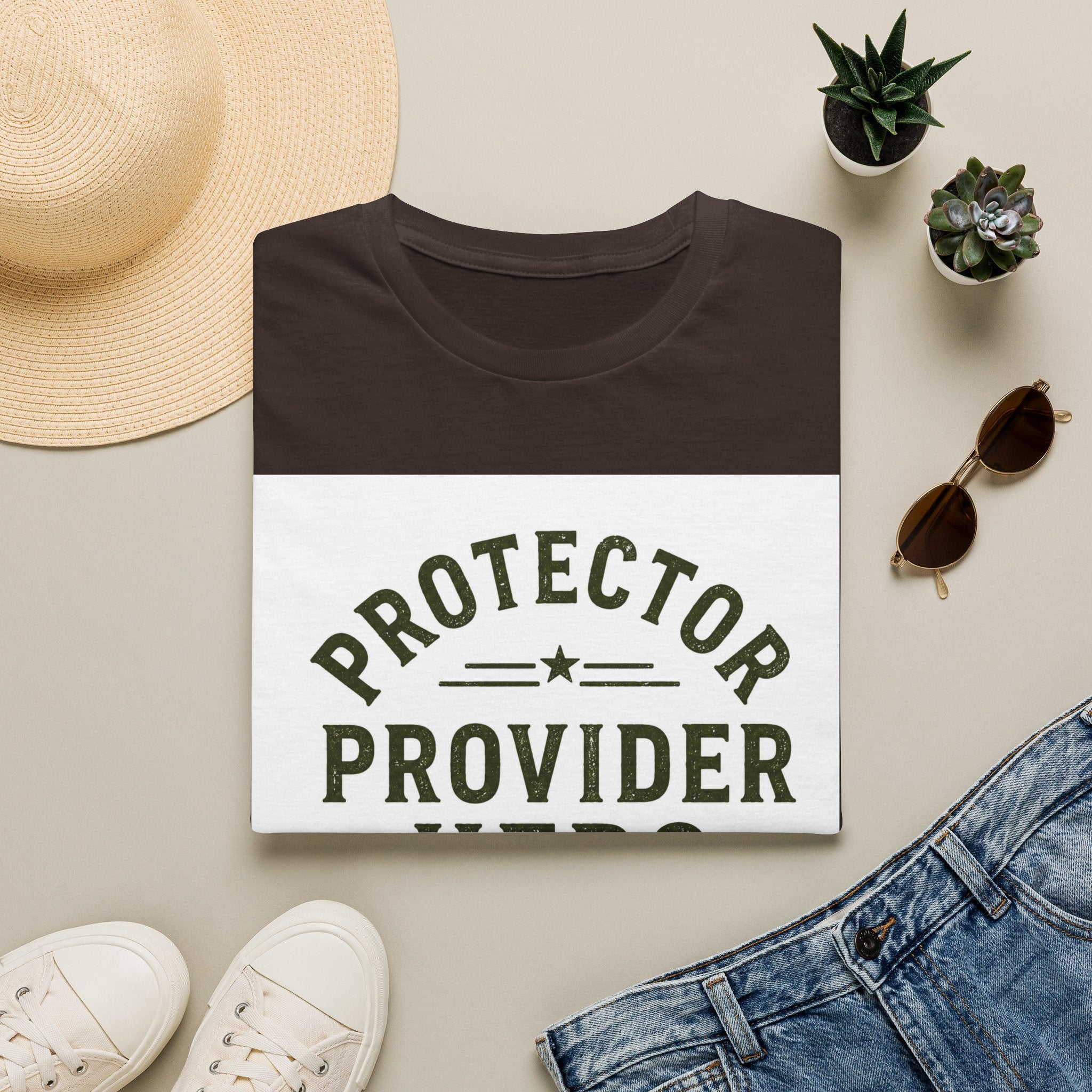 Protector Provider Hero Dad T-Shirt — Father's Day Gift Tee