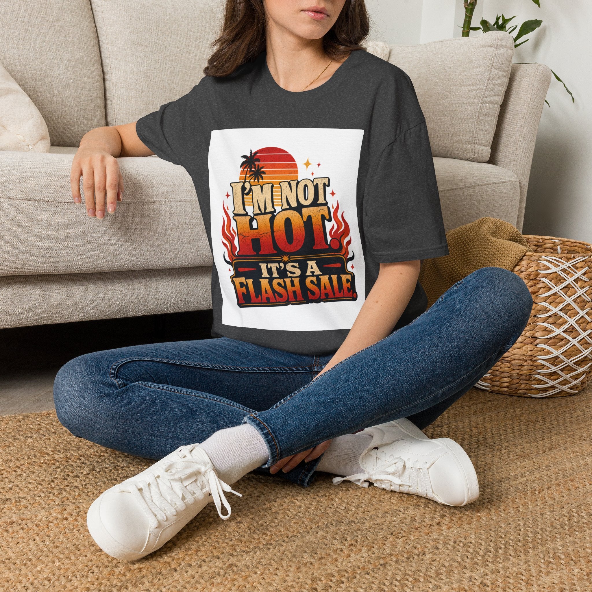 I'm Not Hot It's A Flash Sale Shirt | Funny Menopause Humor Tee | Hot Flash Gift for Women