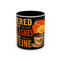 Powered By Hot Flashes and Caffeine Mug | Funny Menopause Coffee Mug | Vintage Retro Gift for Women