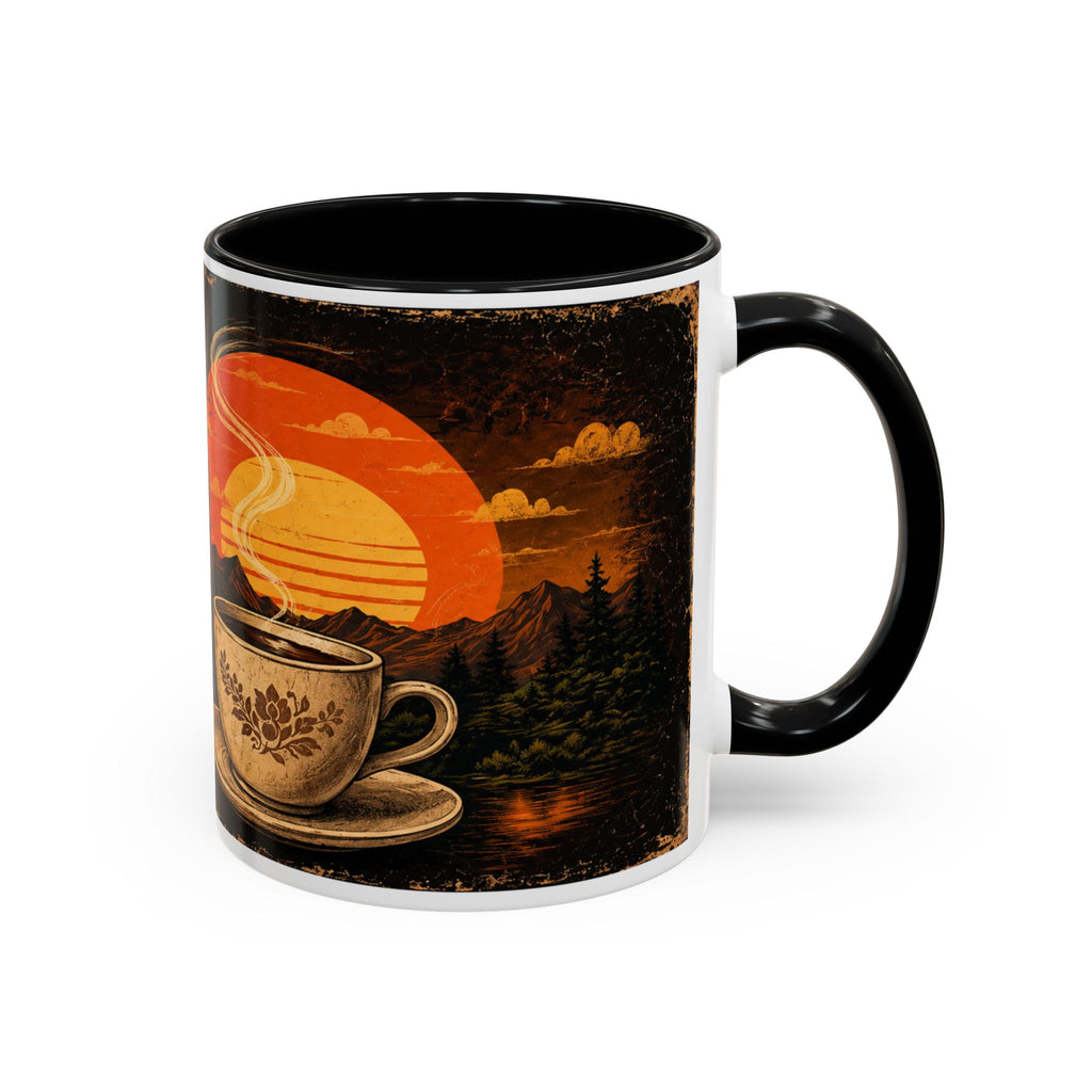 Powered By Hot Flashes and Caffeine Mug | Funny Menopause Coffee Mug | Vintage Retro Gift for Women