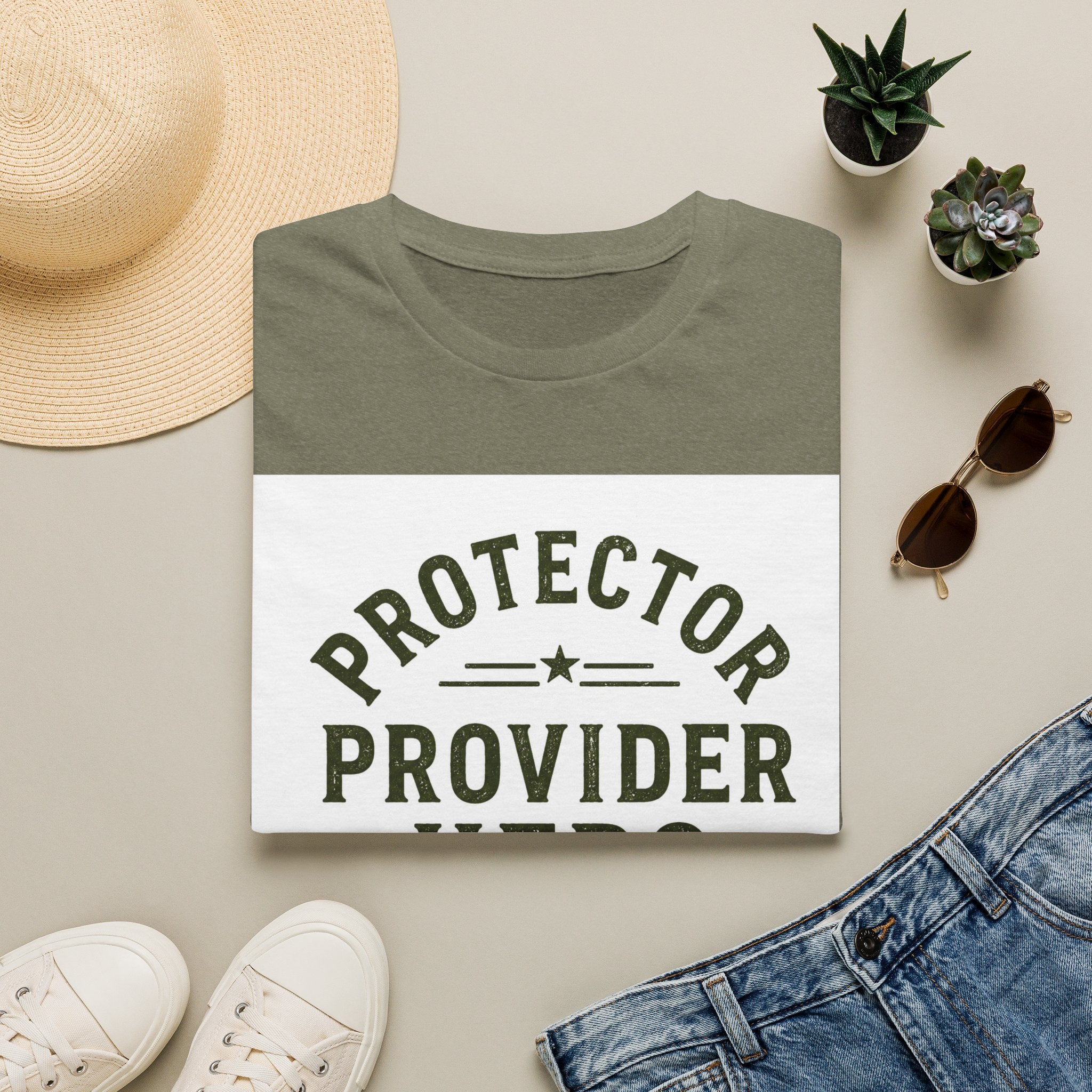 Protector Provider Hero Dad T-Shirt — Father's Day Gift Tee