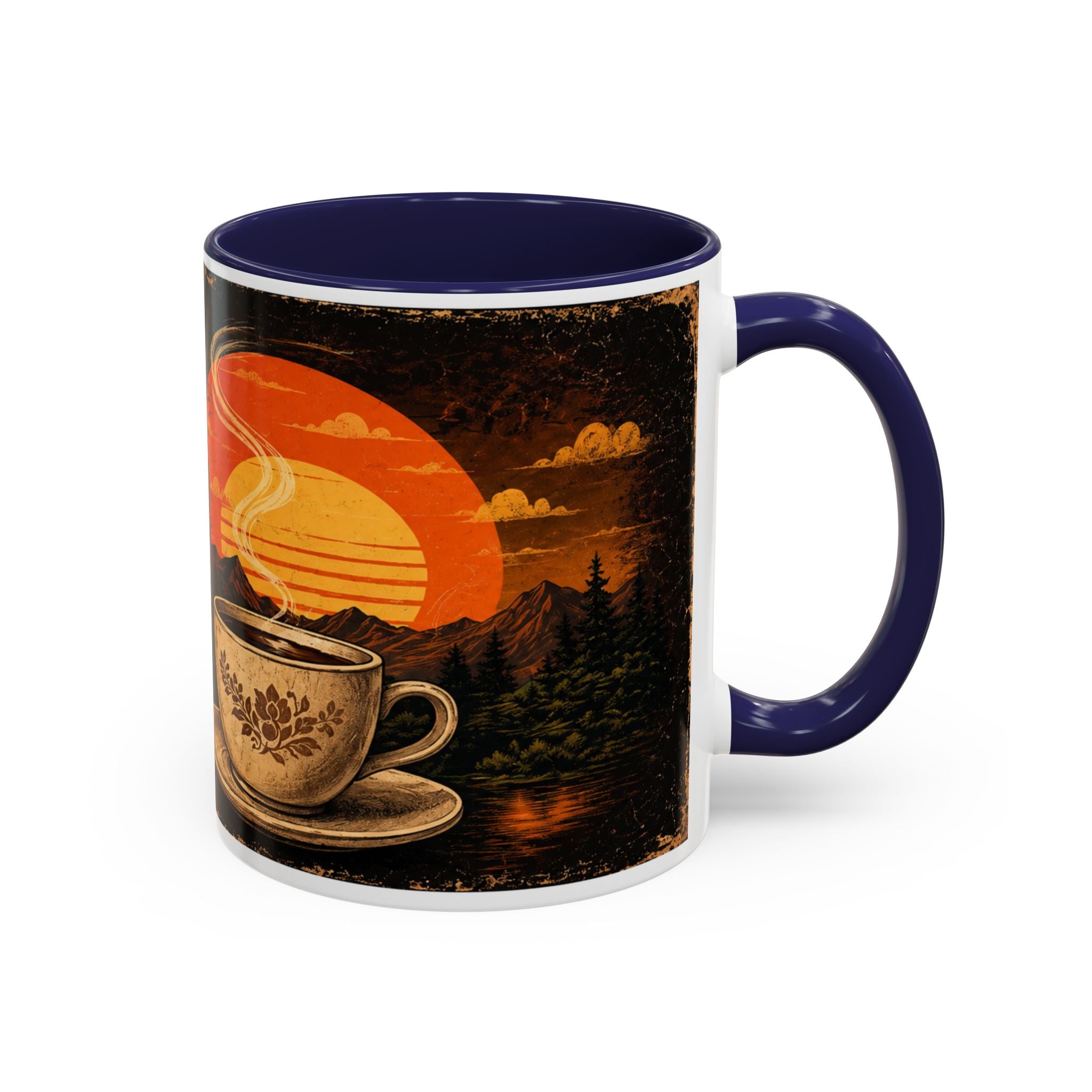 Powered By Hot Flashes and Caffeine Mug | Funny Menopause Coffee Mug | Vintage Retro Gift for Women