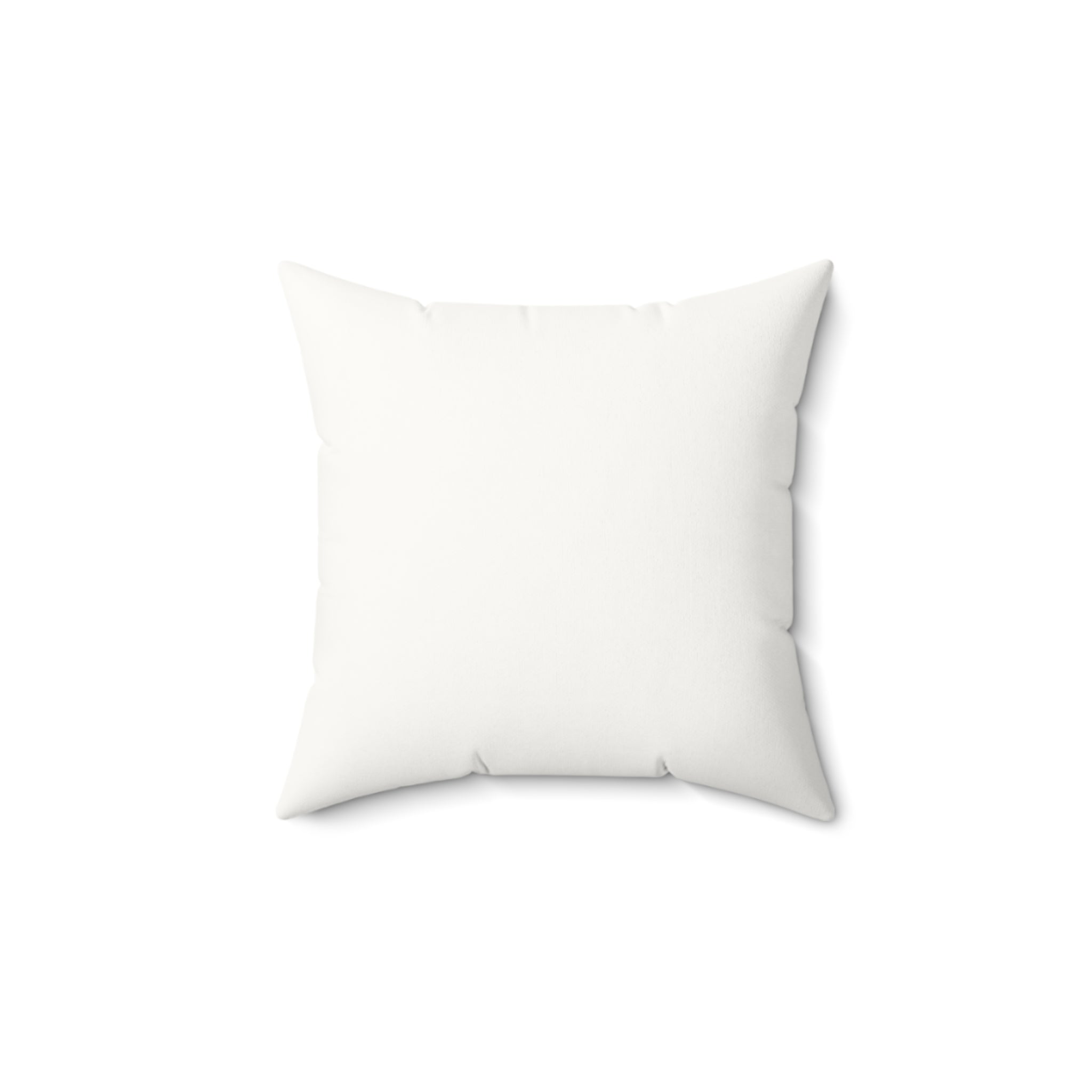Faux Suede Pillow — "Soft life. Protected peace. Quiet success." Inspirational Accent Pillow