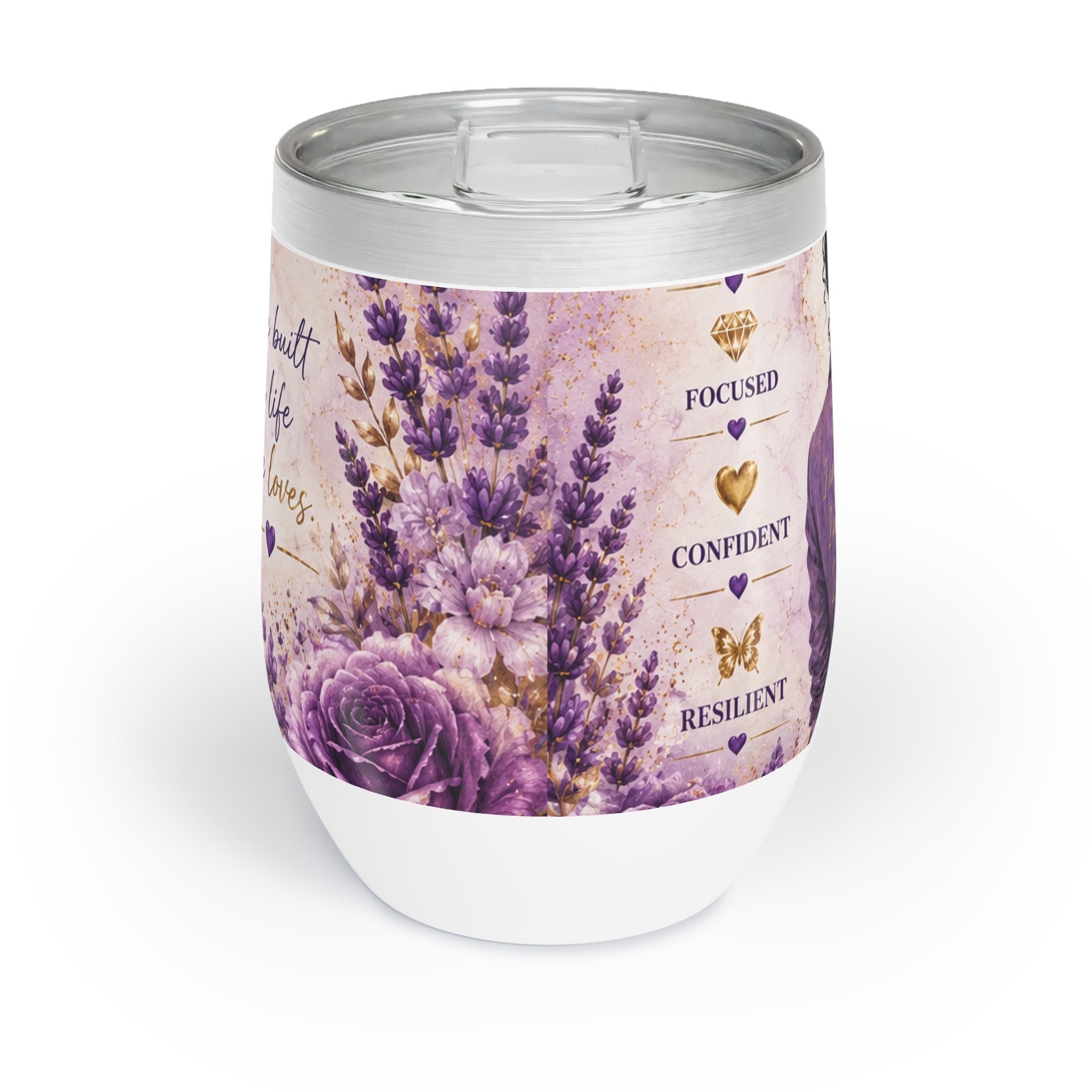 She Became Her Own Inspiration™ 12 oz Wine Tumbler